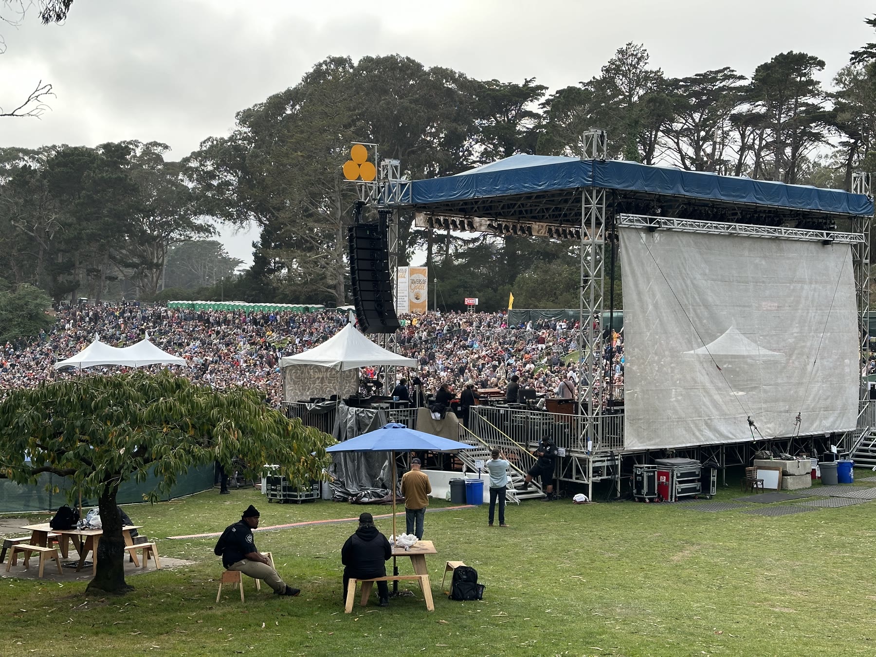 Hardly Strictly Bluegrass Music Festival behind the scenes 2