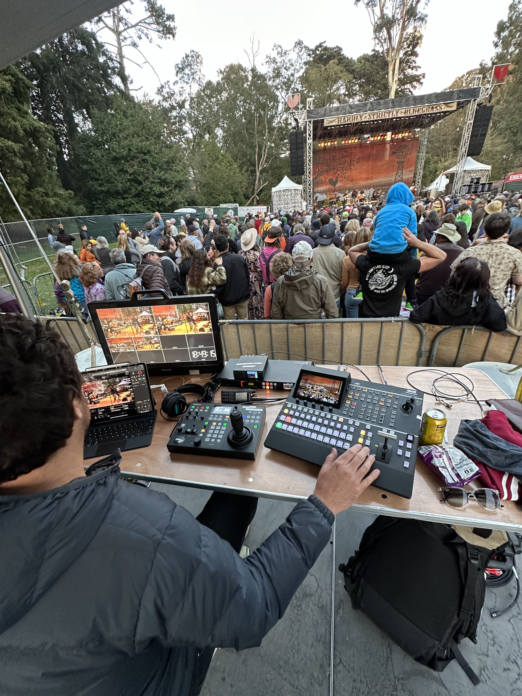 Hardly Strictly Bluegrass Music Festival behind the scenes 3