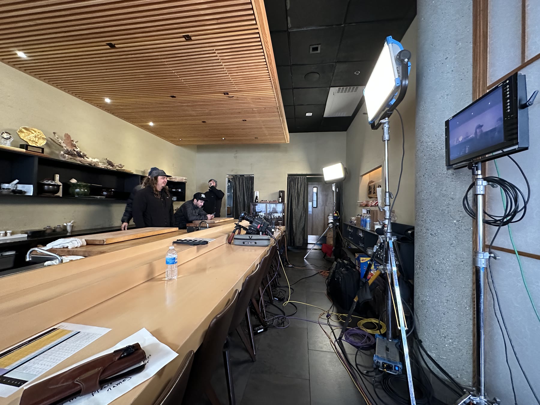 Ludwig Versus Sushi behind the scenes 1